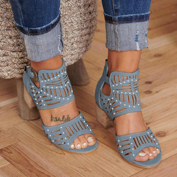 Kakimoda Women Cut-out Slip-on Sandals