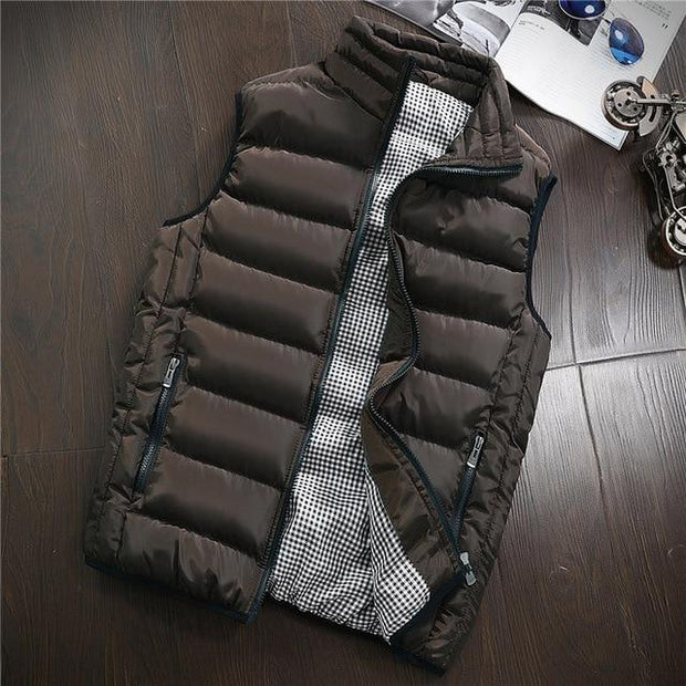 Men New Vest Mens Plus Size 5XL Warm Sleeveless Jacket Men Winter Waistcoat Men's Vest Casual Coats