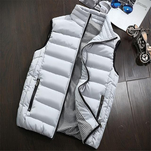 Men New Vest Mens Plus Size 5XL Warm Sleeveless Jacket Men Winter Waistcoat Men's Vest Casual Coats