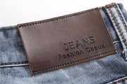 Retro Nostalgia Straight Denim Jeans Men Plus Size 28-40 Casual Men Long Pants Trousers Brand Biker Jean
