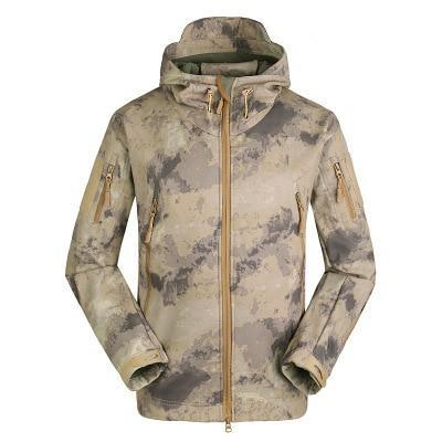 Men Military Tactical jacket Plus Size Waterproof Soft Shell Snake Camouflage Jacket Men Tactical Army Jackets